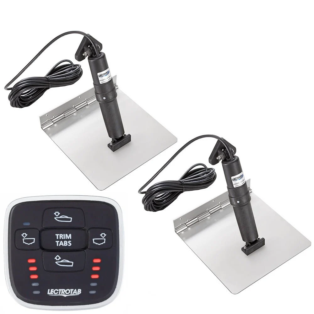 Lectrotab XKA Stainless Steel Trim Tab Kit w/MLC-1 Control - 9 x 24 – Marine Boat Replacement Part