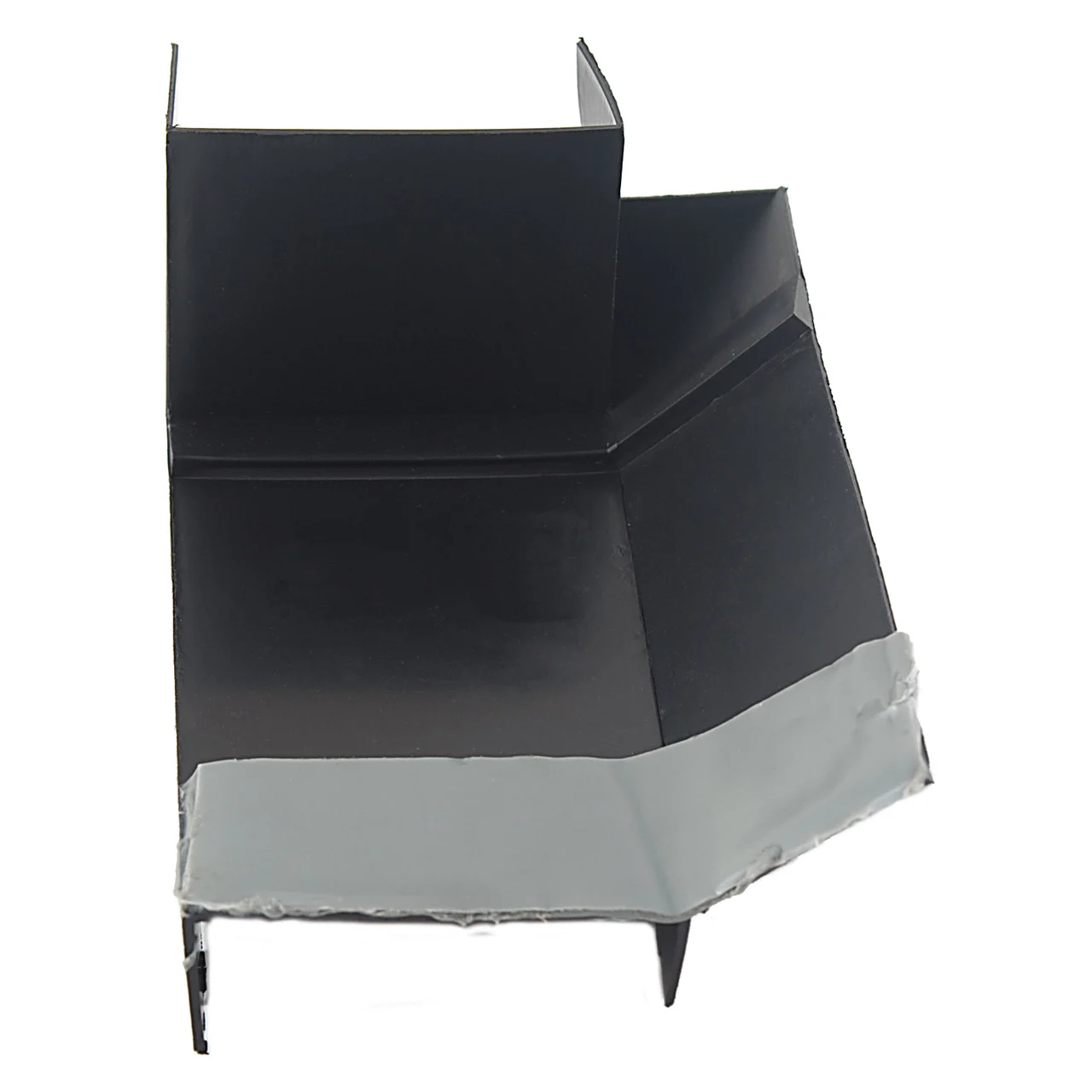AP Products 018-1161-LH Left Hand Notch Corner Block, Black / 4-1/2" x 2-1/2" x 2" - 018-1161-LH