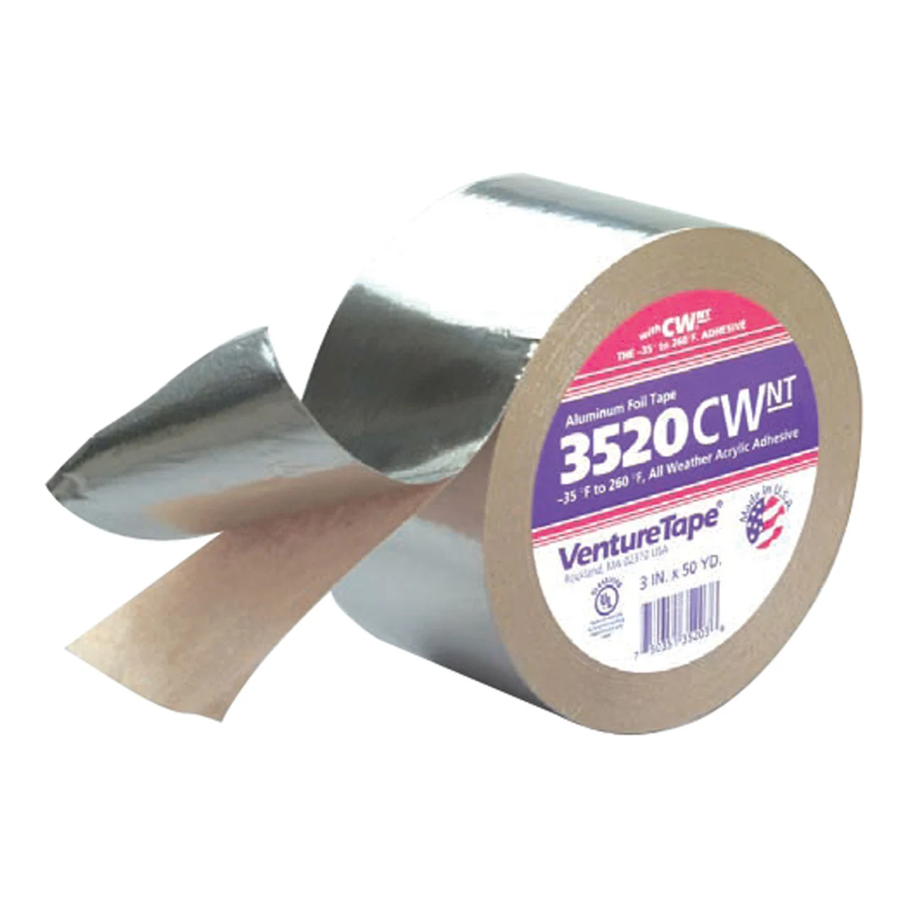 3M 70008915780 VentureTape Foil Tape - Cold Weather - 3" - 7100043750