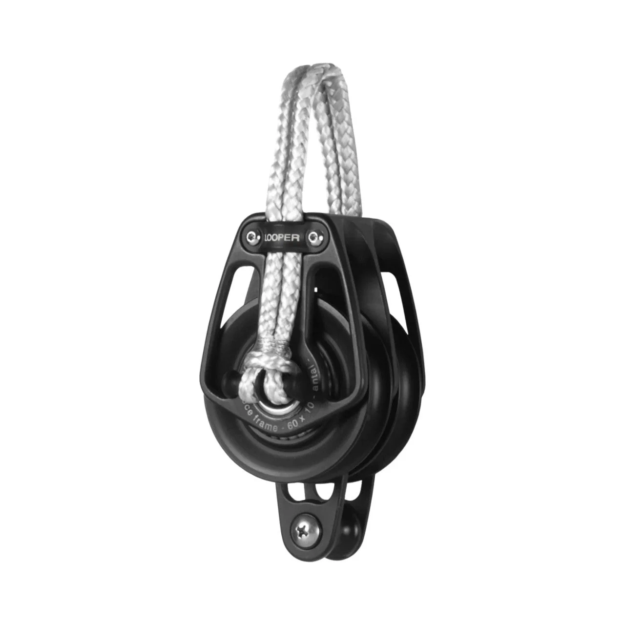 Antal 60mm Double Snap Loop Block w/Becket