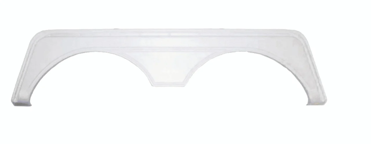 Icon 00418 Tandem Axle Fender Skirt FS669 - Polar White - 418