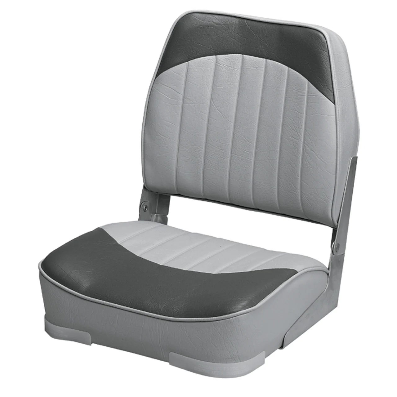 Wise 8WD734PLS-664 Low Back Economy Seat - Grey/Charcoal - 8WD734PLS-664