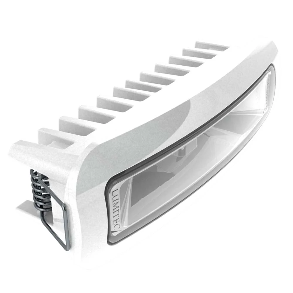 Lumitec Capri3 Spreader Light - White/Blue Dimming - White Housing – Marine Boat Replacement Part