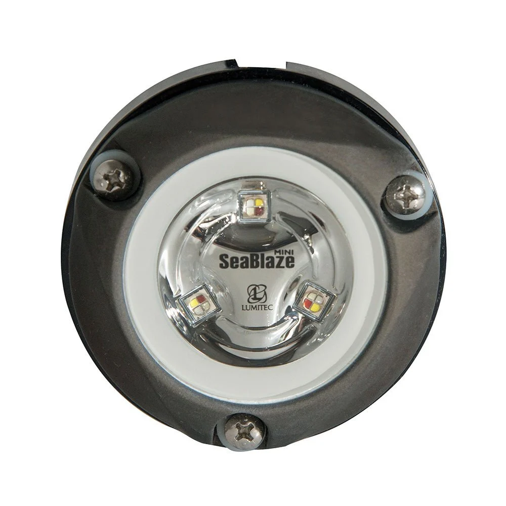 Lumitec Zambezi Mini Surface Mount Underwater Light - White - Non-Dimming – Marine Boat Replacement Part