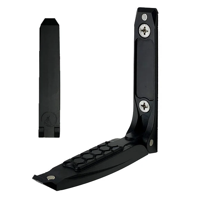 Lunar Marine Anodized Aluminum Folding Mast Steps - Black