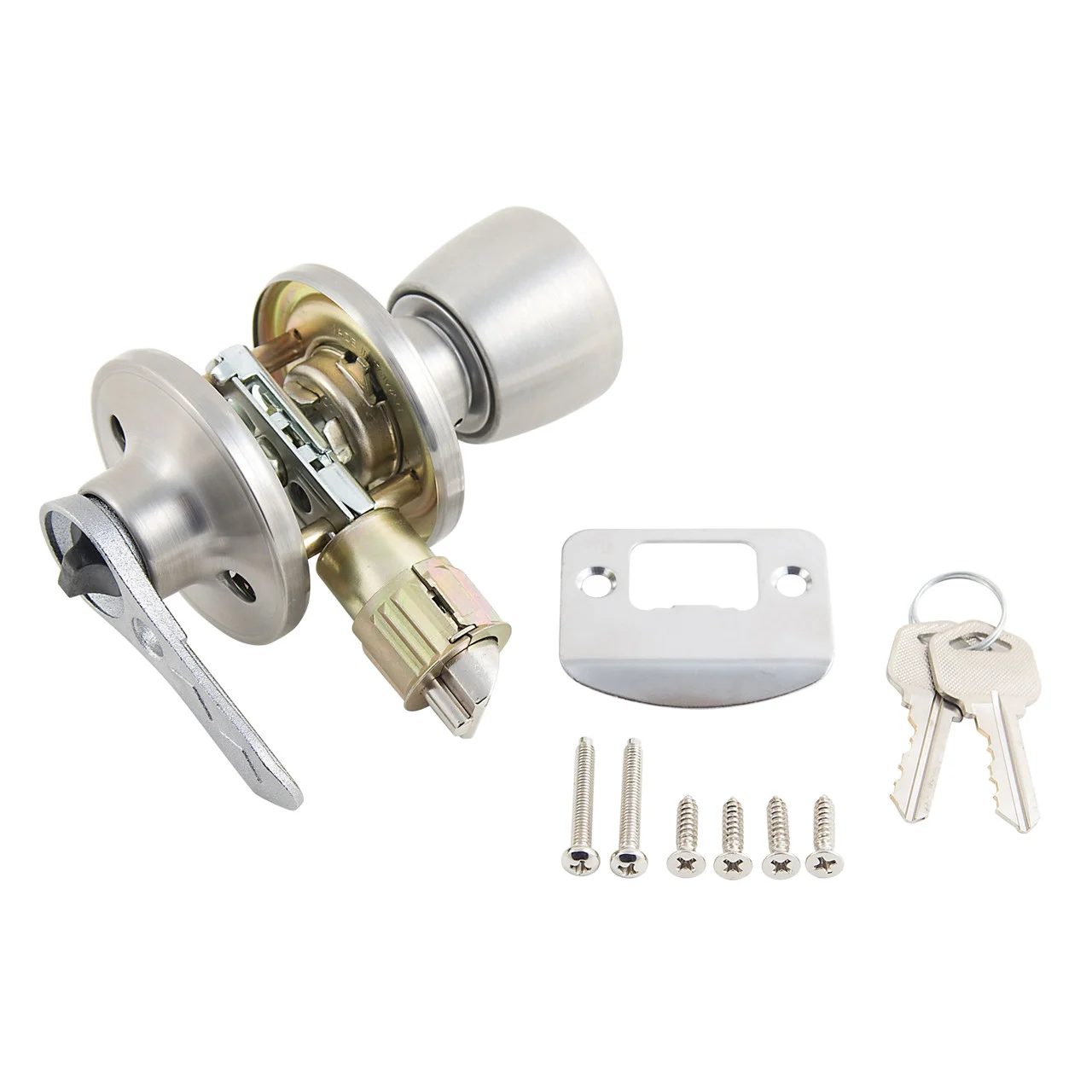 AP Products 013-235-SS Lock Set Privacy K&L Style SS - 013-235-SS