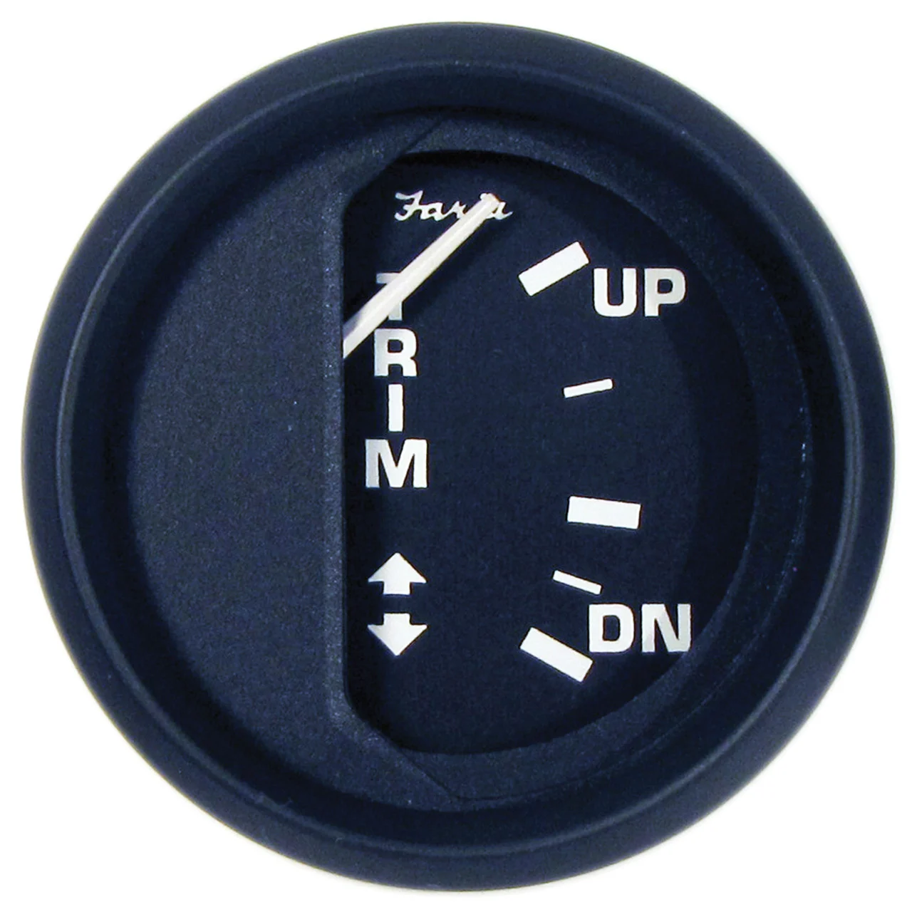 Faria 12828 Euro Trim Gauge (Mercury/Mariner/Mercruiser/Volvo DP/Yamaha 2001 and Newer) - 2", Black - 12828