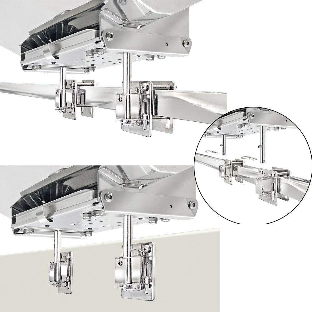Magma Dual Side Bulkhead or Square/Flat Rail Mount – Marine Boat Replacement Part