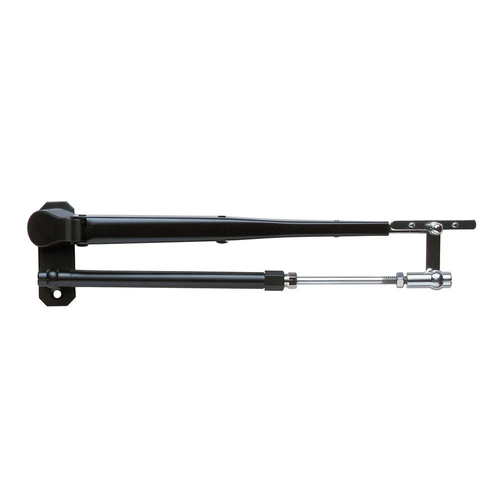 Marinco Wiper Arm, Deluxe Black Stainless Steel Pantographic - 12"-17" Adjustable – Marine Boat Replacement Part