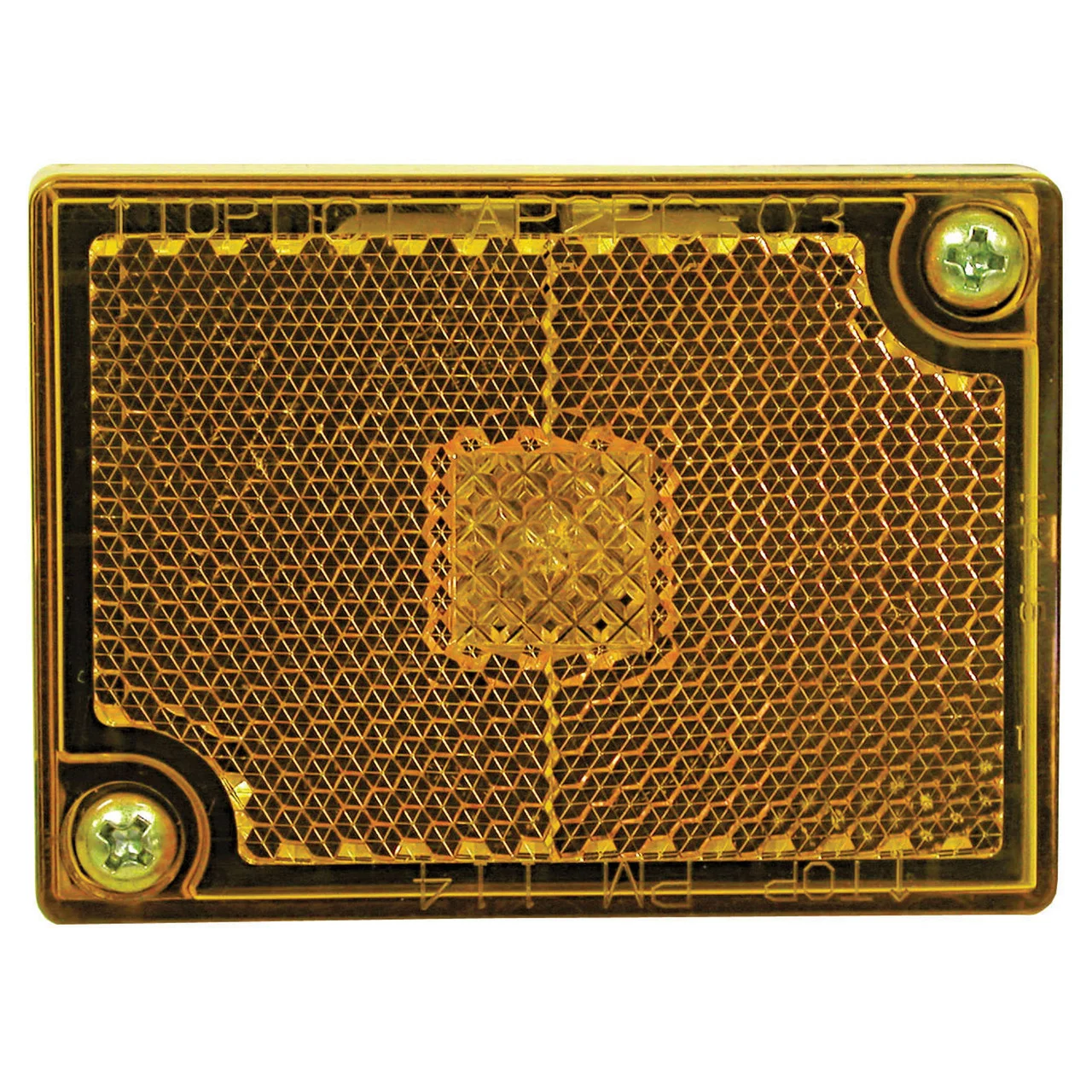 Peterson Manufacturing E114A Pc-Rated Clearance/Side Marker Light With Reflex - Amber - E114A