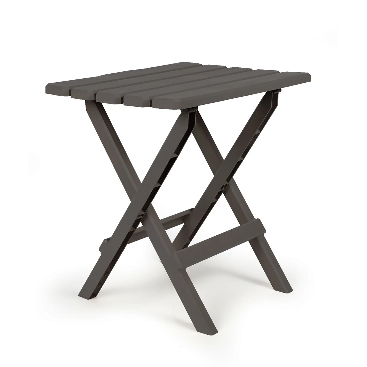 Camco 51885 Large Adirondack Folding Table - Charcoal - 51885