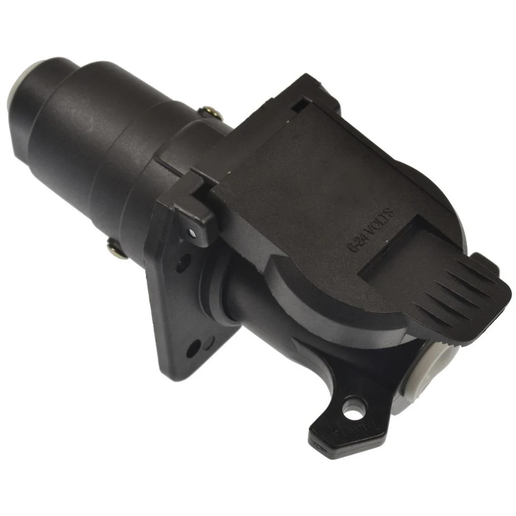 Pollak 7wb-108v 7-blade Connector Kit - Vehicle End Socket + Trailer End Plug - 7WB-108V