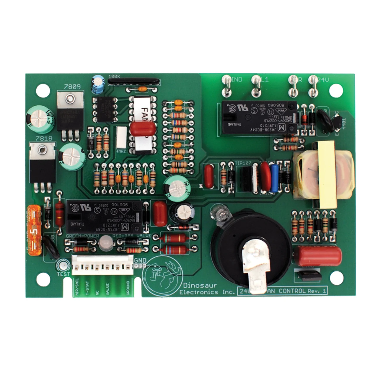 Dinosaur Electronics Fan Control Board - 24VAC FAN BOARD