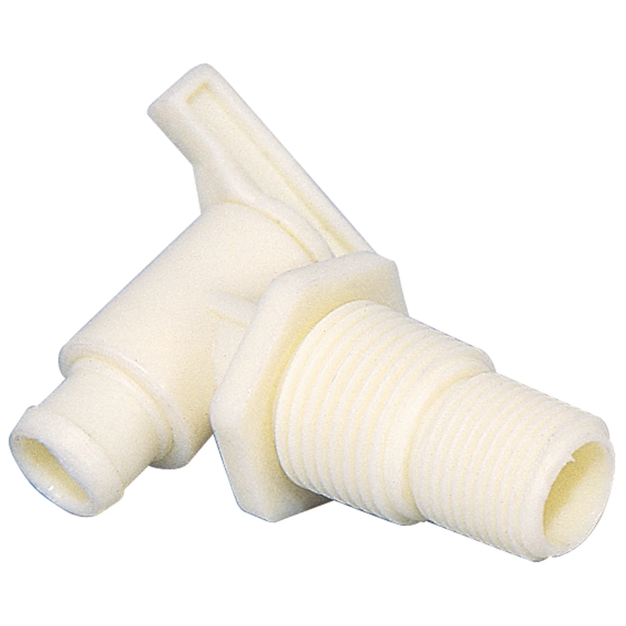 Camco 22243 Dual Size Drain Valve - MPT without Flange - 3/8" or 1/2" Male NPT - 22243