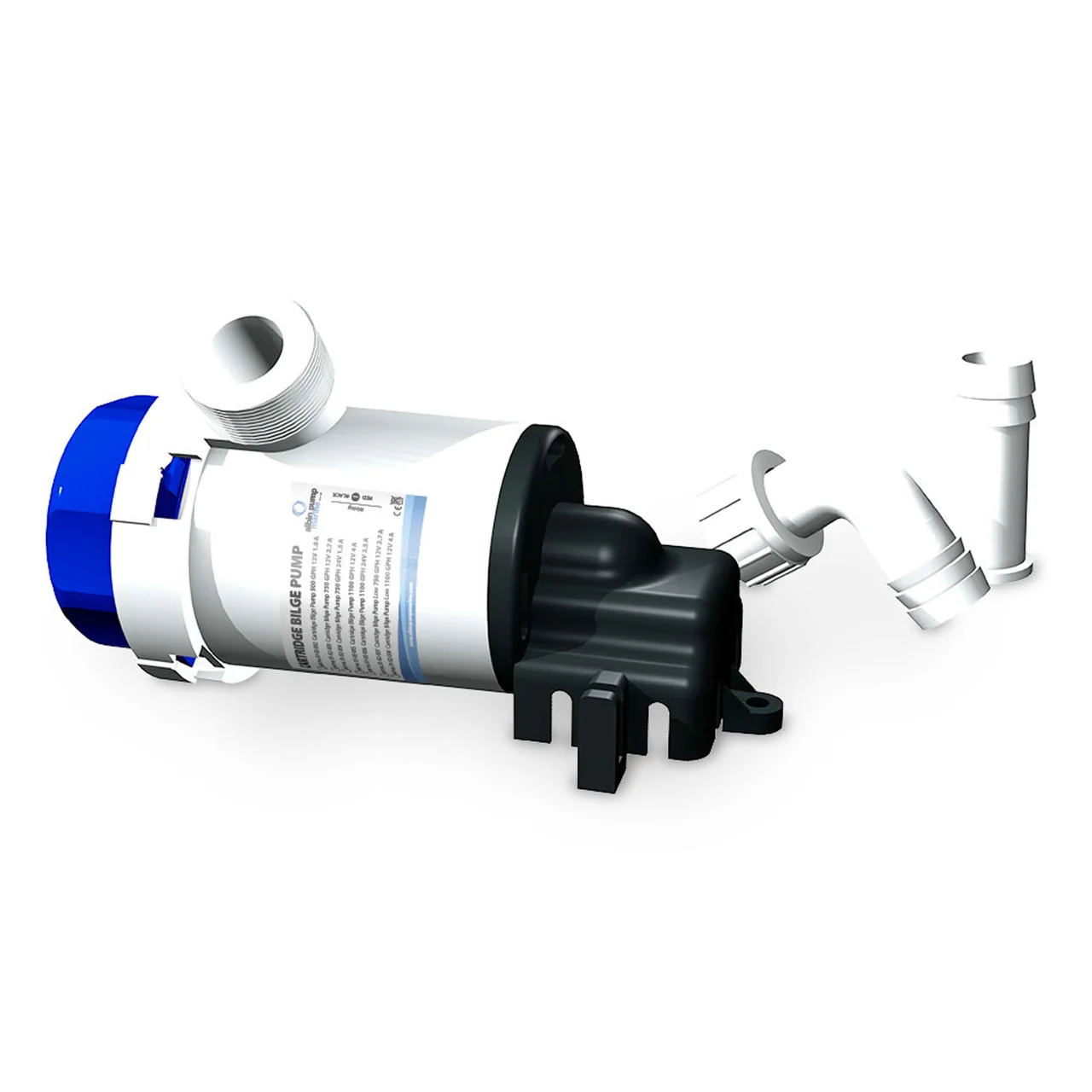 Albin 01-02-007 Low Profile Cartridge Bilge Pump - 12V, 750 GPH - 01-02-007