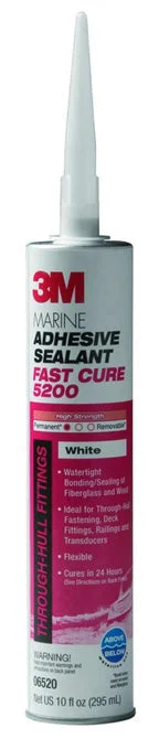 3M Fast Cure 5200 Marine Adhesive Sealant 10 Oz. - White 06520