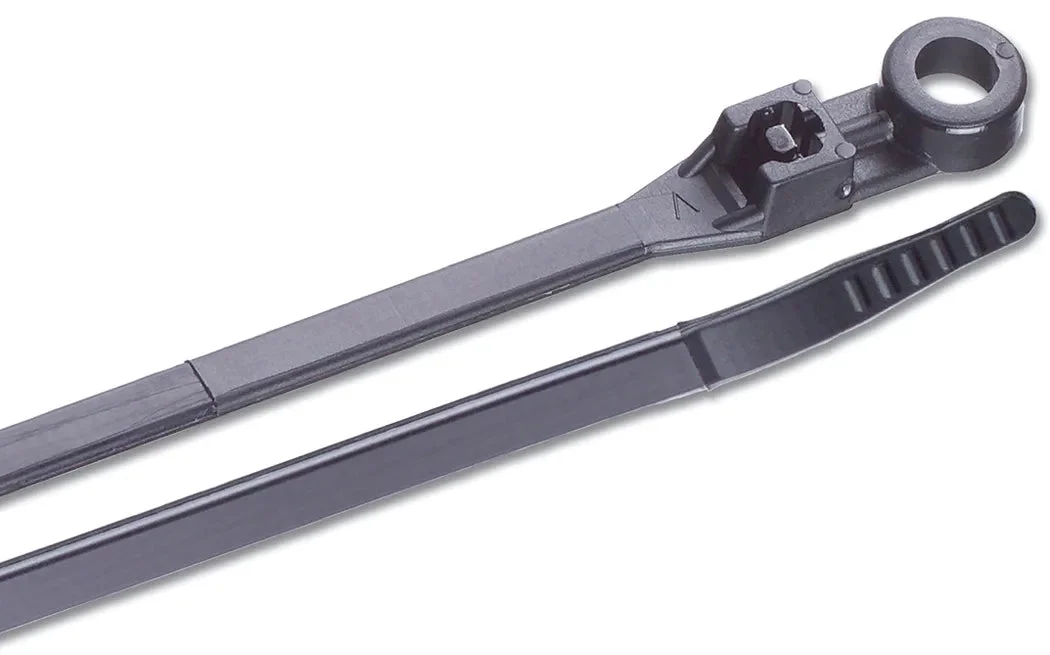 Ancor Cable Tie 6" Mounting Black - 25 Pack