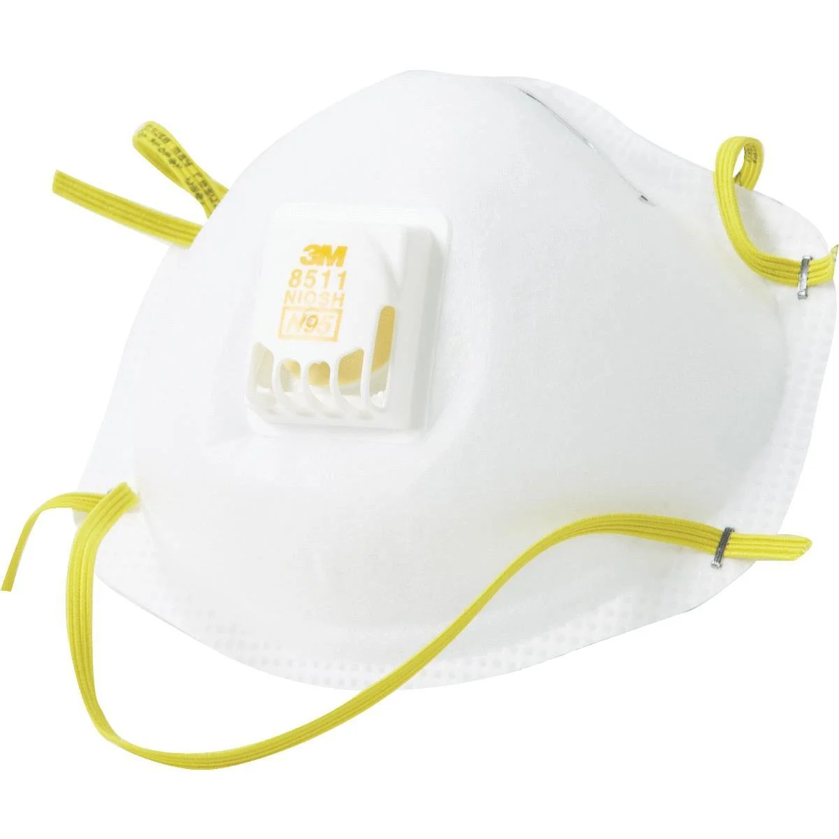 3M 8511PB1-A-NA Paint Sanding Respirator with Cool Flow Valve - Pack of 10 - 7000002056