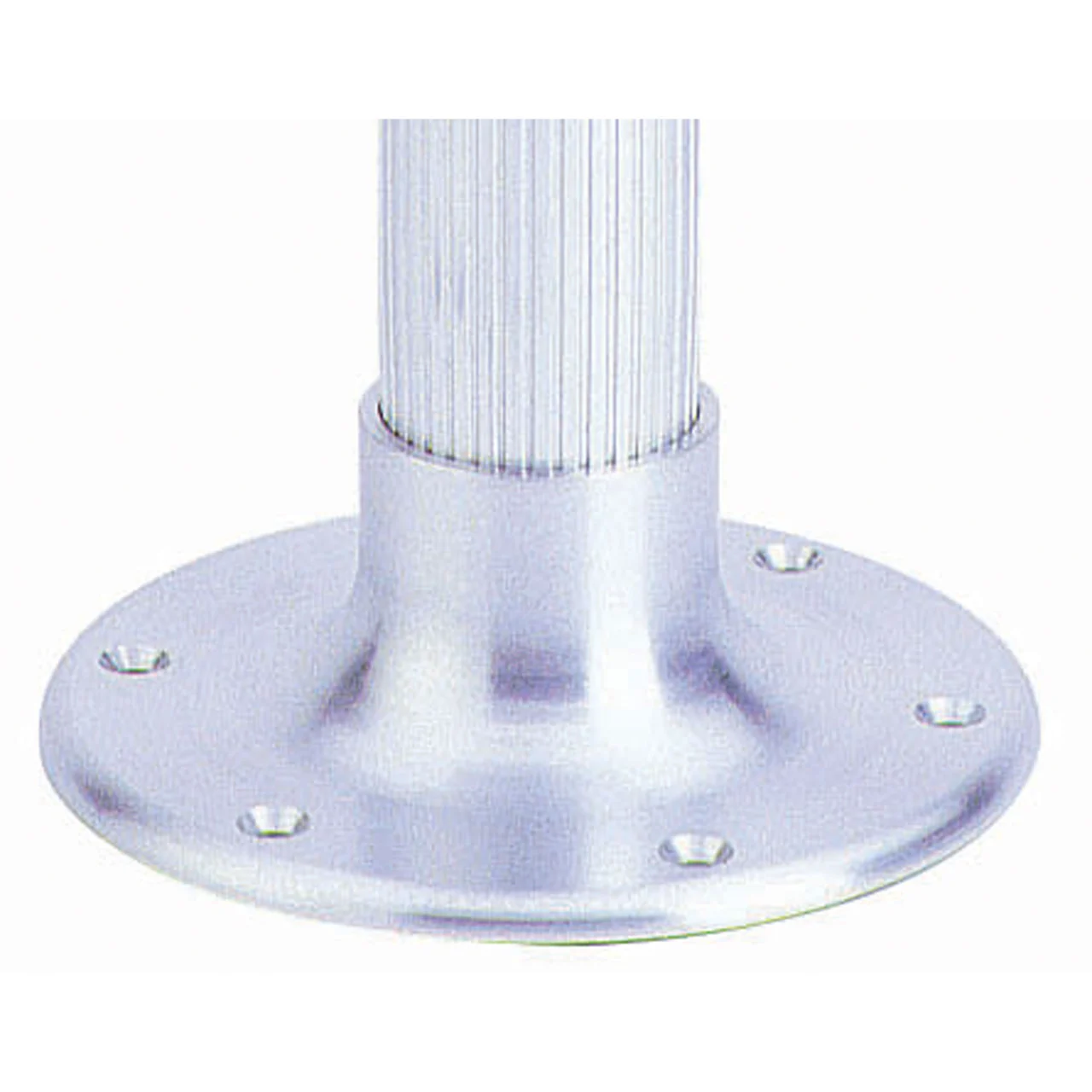 Garelick 75356 Table Pedestal - Surface Mount Taper Socket Base Only - 75356