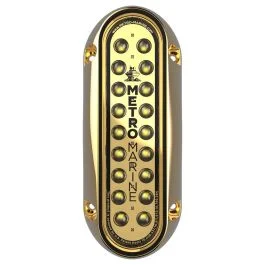 Metro Marine High-Output Elongated Vertical Mount Light W/Intelligent Monochromatic Led'S - White, 45 Degree Beam