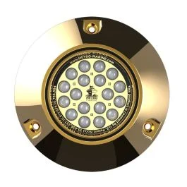 Metro Marine High-Output Submersible Underwater Light W/Intelligent Monochromatic Led'S - Aqua, 45 Degree Beam