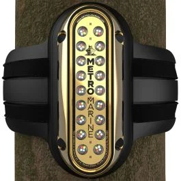 Metro Marine High-Output Vertical Piling Mount Light W/Intelligent Full Spectrum Led'S - Rgbw, 90 Degree Beam