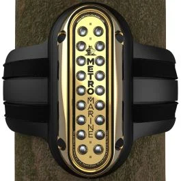 Metro Marine High-Output Vertical Piling Mount Light W/Intelligent Monochromatic Led'S - Green, 90 Degree Beam