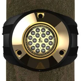 Metro Marine High-Output Piling Mount Underwater Light W/Intelligent Monochromatic Led'S - Aqua, 90 Degree Beam