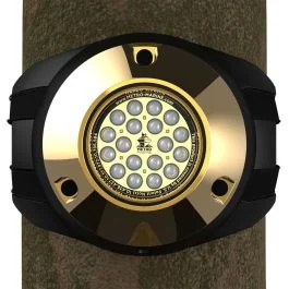 Metro Marine High-Output Piling Mount Underwater Light W/Intelligent Monochromatic Led'S - Blue, 45 Degree Beam