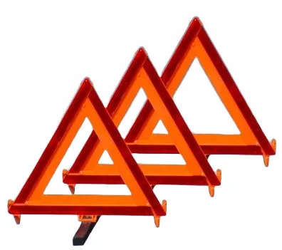 Orion 461 Dot Compliant Reflective Triangle With Hard Case - 3-pack - 461