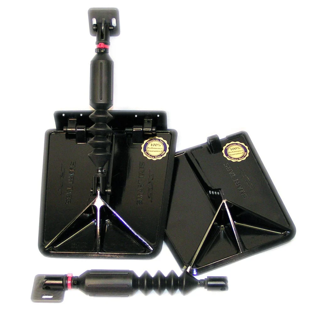 Nauticus 40 - 80hp SX9510-40 Smart Tab SX Composite Trim Tabs 9.5” x 10” - f/12-16’ Boat w/40 - 80HP - Black
