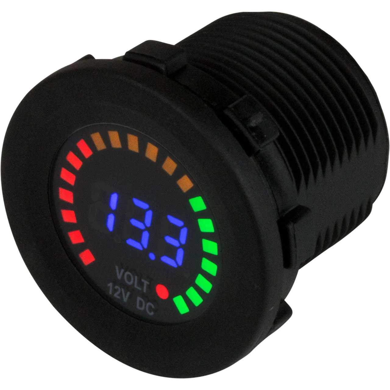 Sea-Dog 421617-1 Rainbow Display Digital Voltagemeter - 12VDC - 421617-1