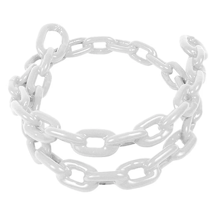 Greenfield 2116-W PVC Coated Anchor Chain - White, 5/16" x 5' - 2116-W