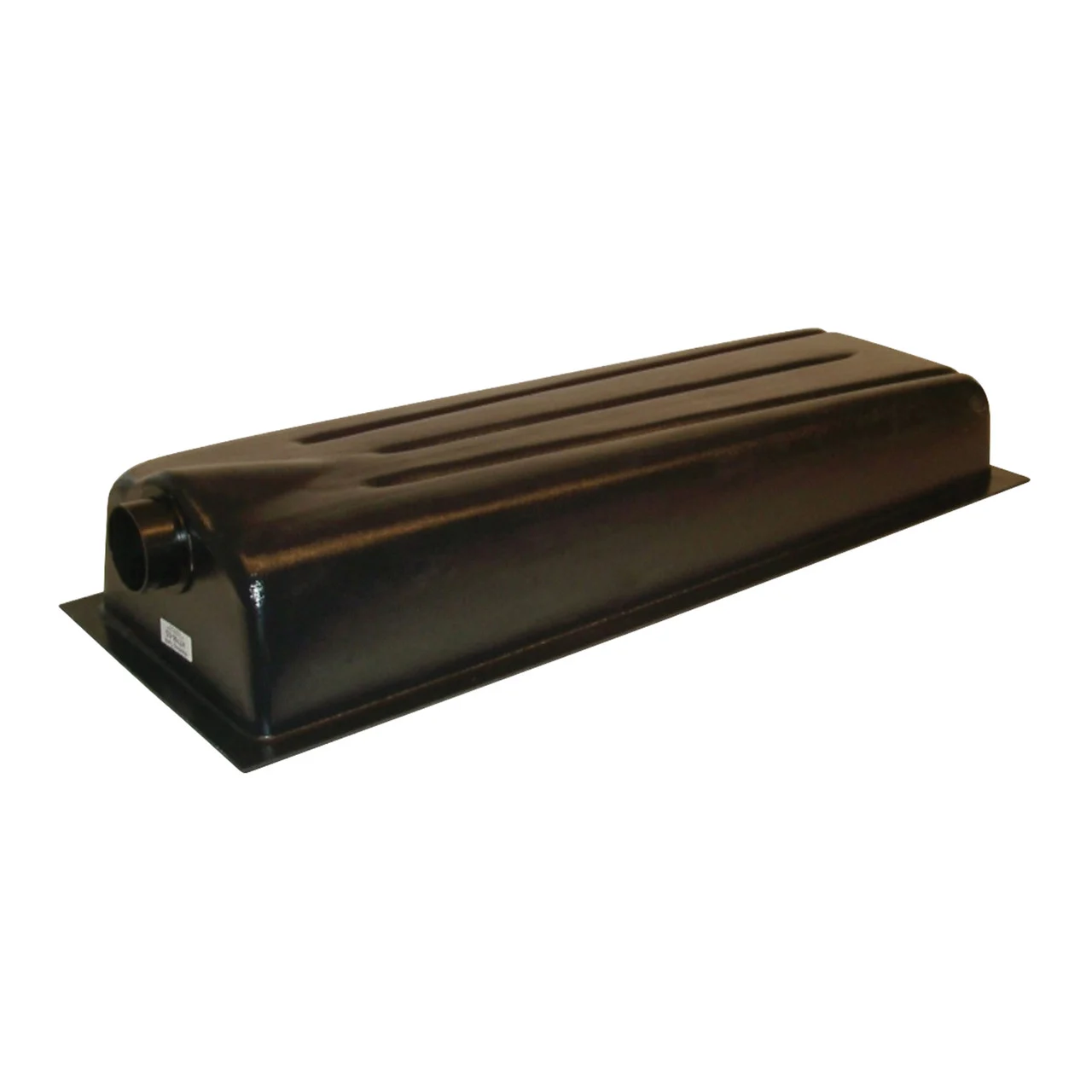 Icon 01610 Holding Tank with Center End Drain HT706ED - 46.5" x 16.5" x 8", Tank with 3" Spigot and Sensors Installed - 1610