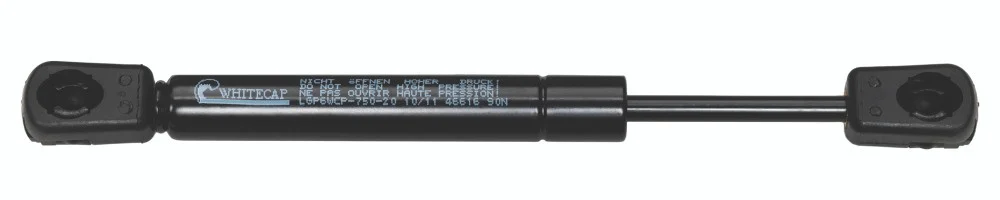 Whitecap G-3590C Black Nitrate Gas Spring - 8.5" to 12", 90 lbs. - G-3590C