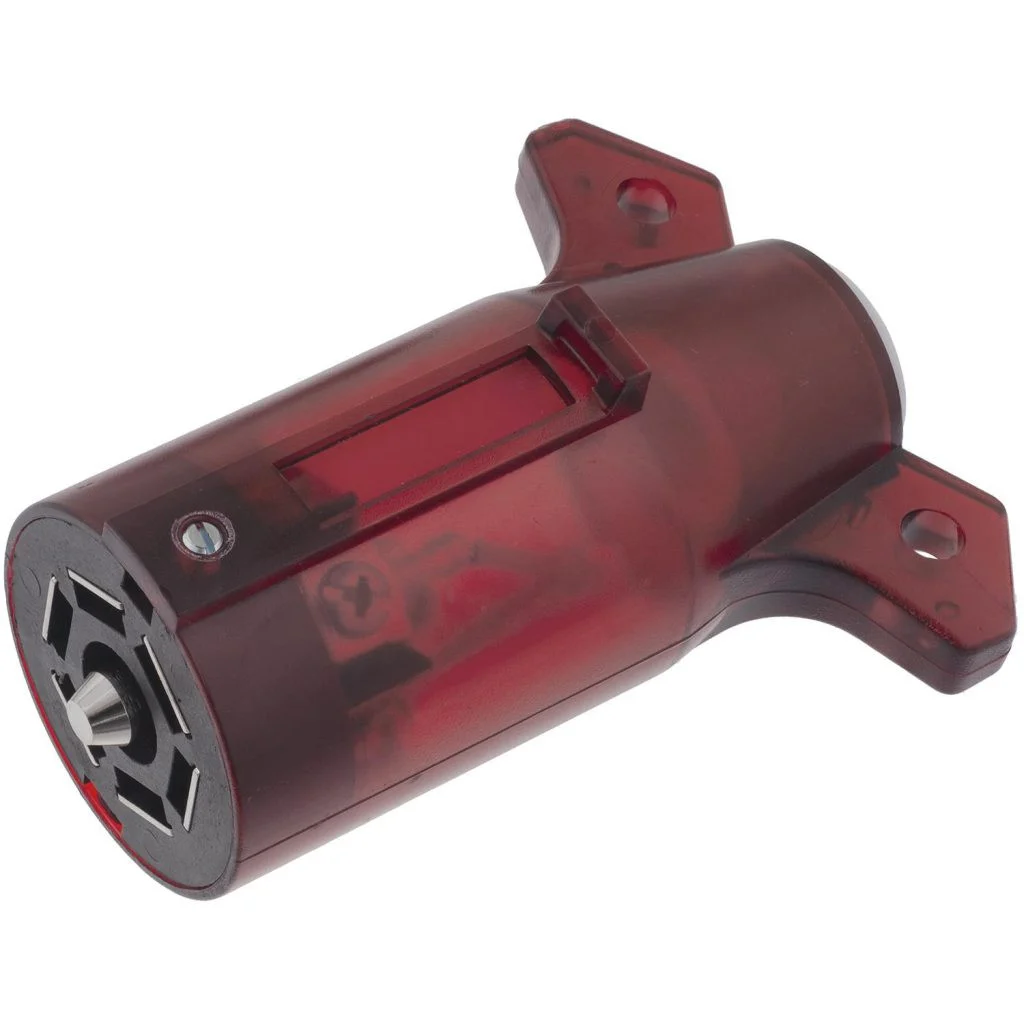 Pollak 7wb-106ptv 7-blade Trailer End Plug With Prosecure Light - 7WB-106PTV
