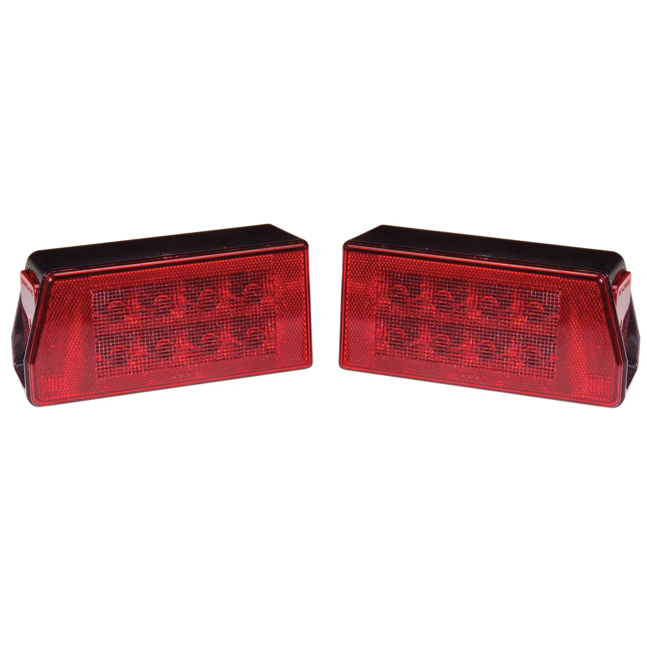 Innovative Lighting 287-4482-7 LED Rectangular Tail Light Kit - Red, 2 Pack - 287-4482-7
