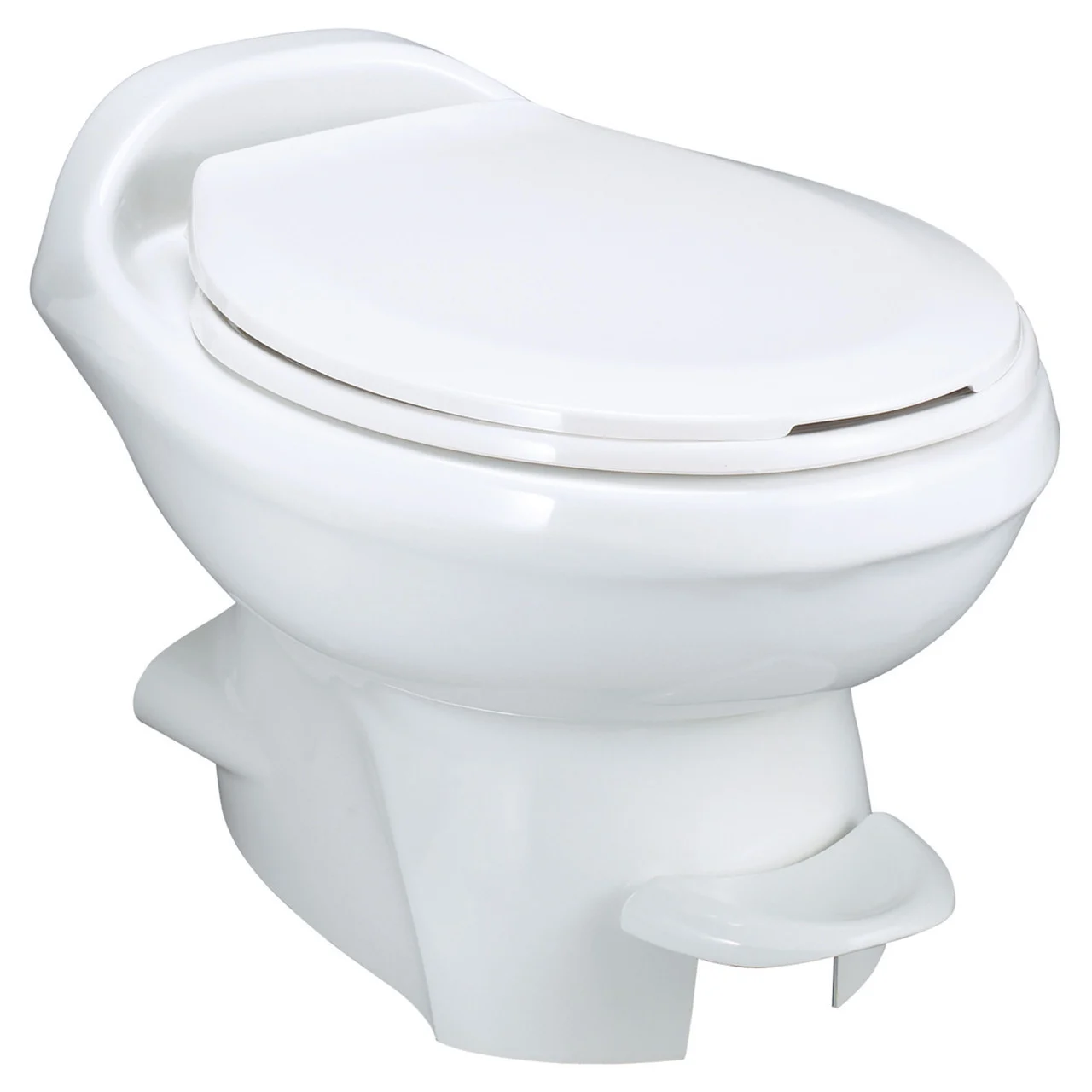 Thetford 34434 Aqua-Magic Style Plus Toilet with Water Saver - Low, White - 34434