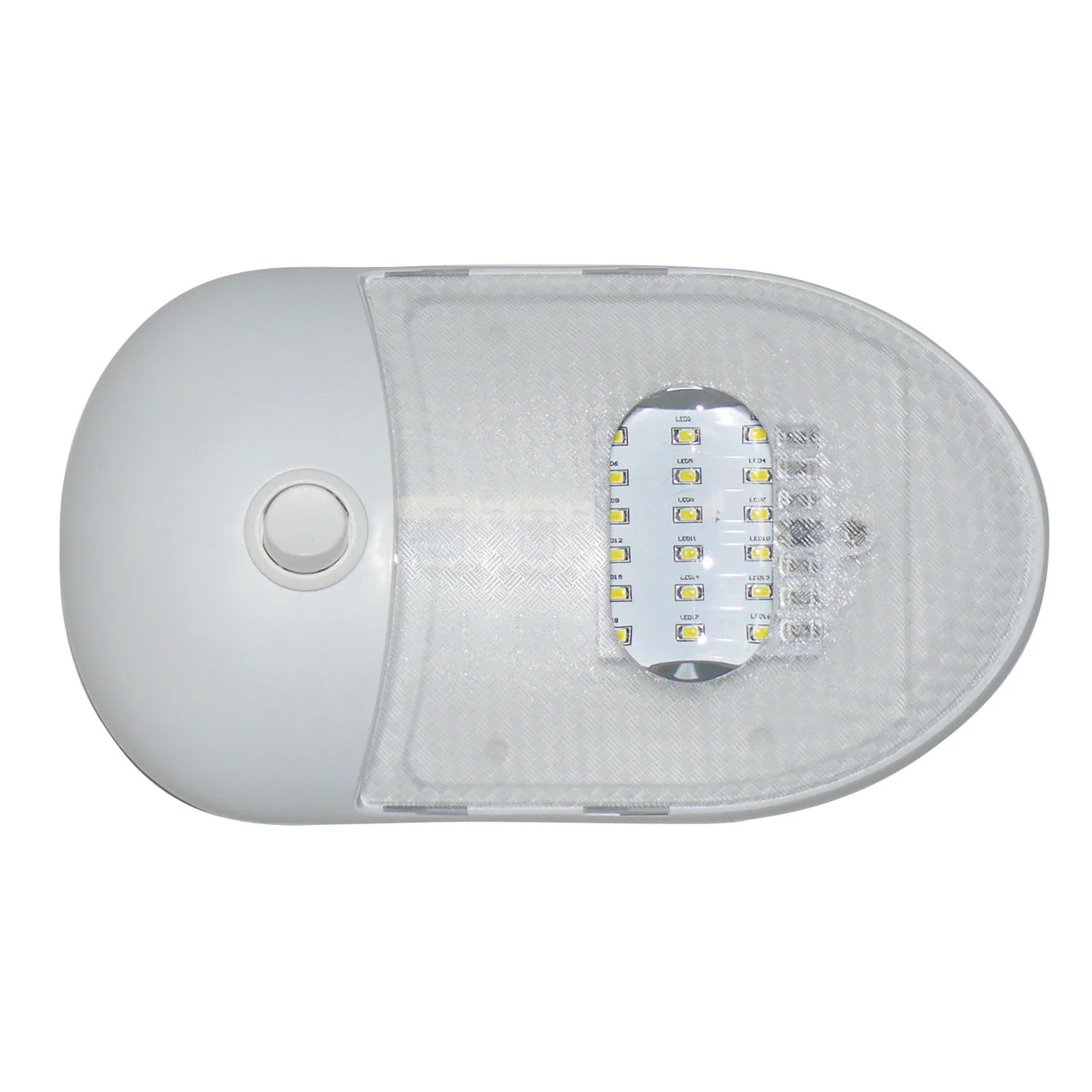 Diamond Group DG654291VP Slim Line LED Dome Light - Single, 3500K, Warm White - DG654291VP