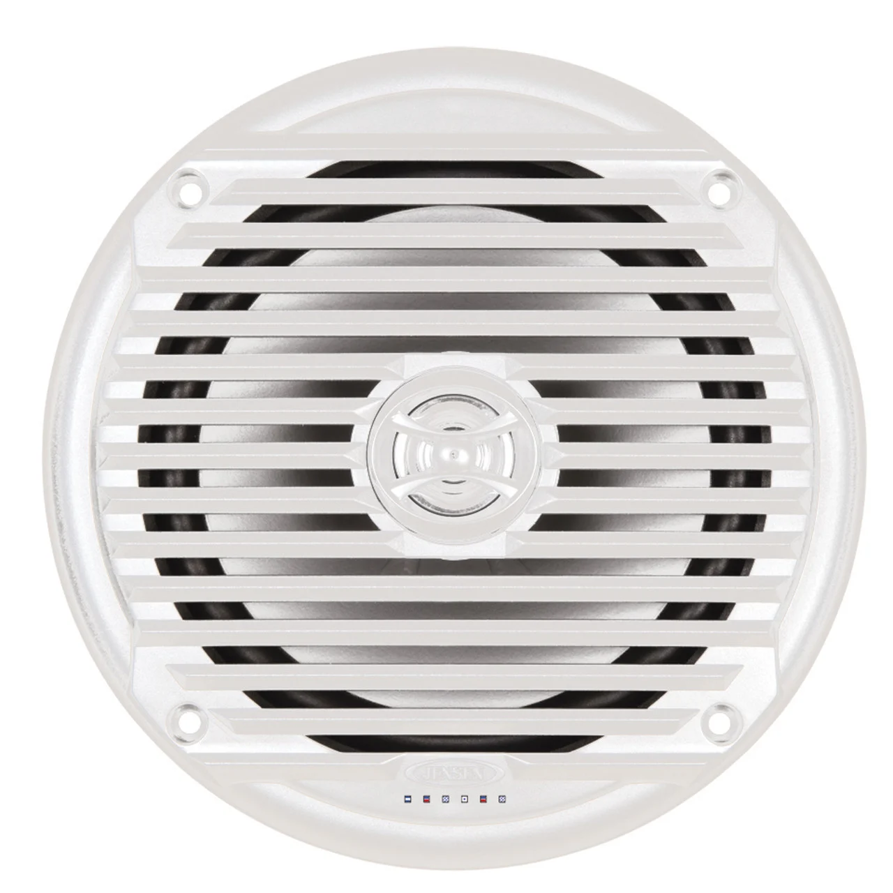 Jensen MS6007WR Coaxial Waterproof Speakers - 6.5", White - MS6007WR