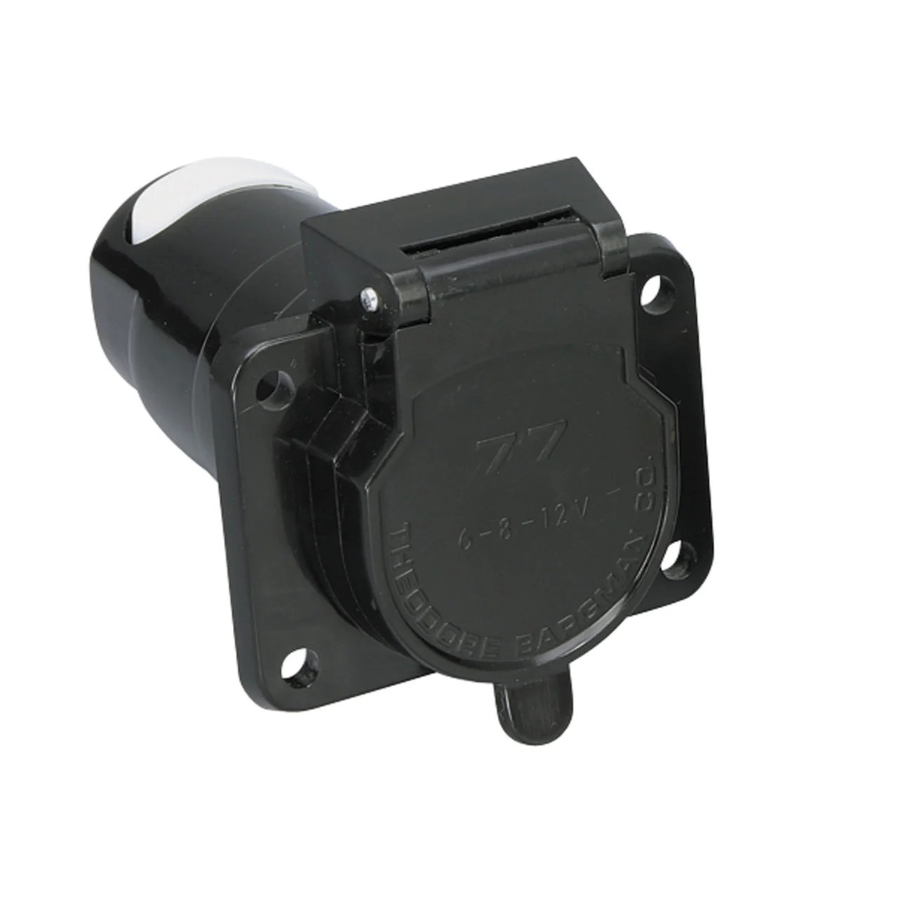 Bargman 50-77-001 7-Way Thermo-Plastic Connector - Car End - 50-77-001