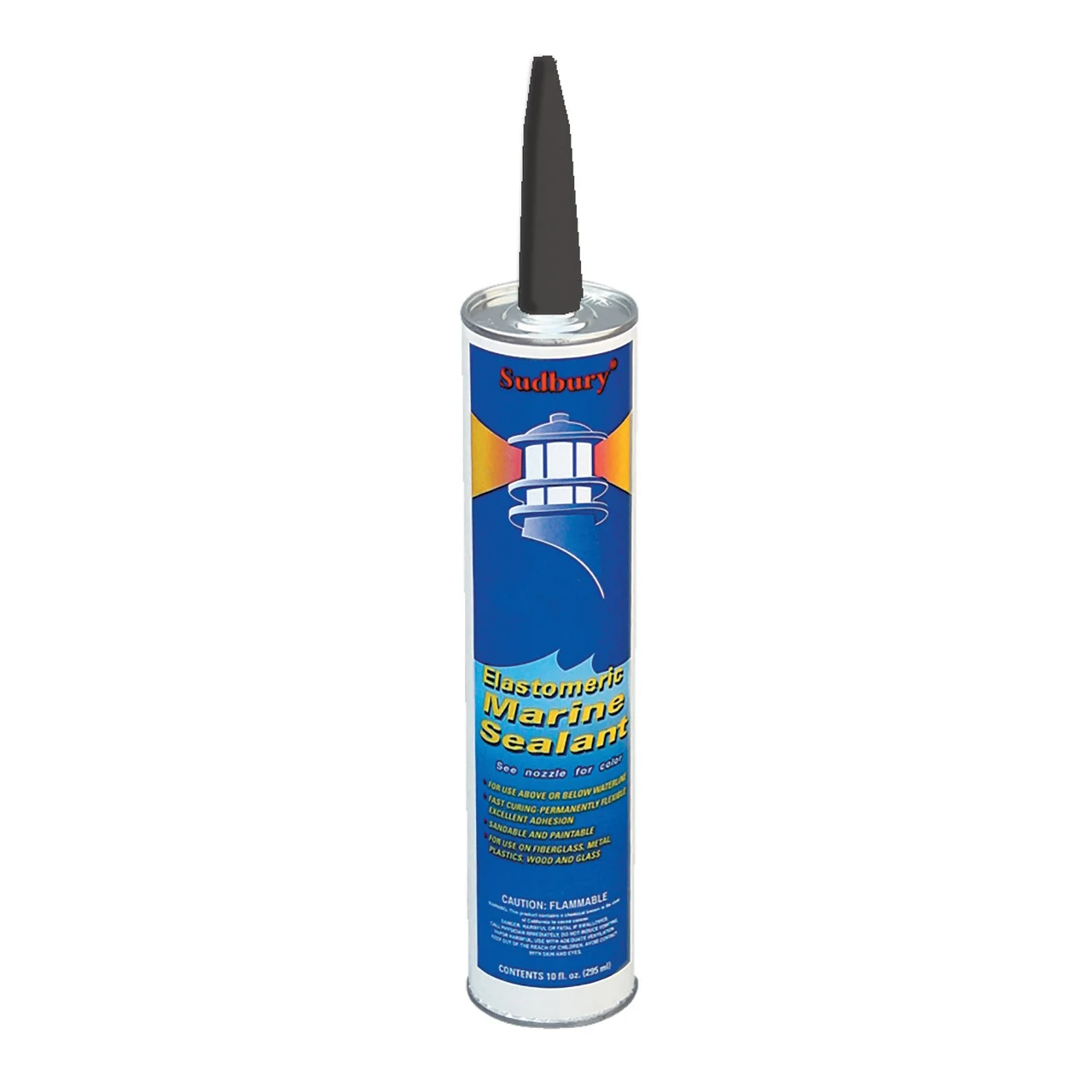 Sudbury 302 Elastomeric Marine Sealant - 10 oz / Black - 302
