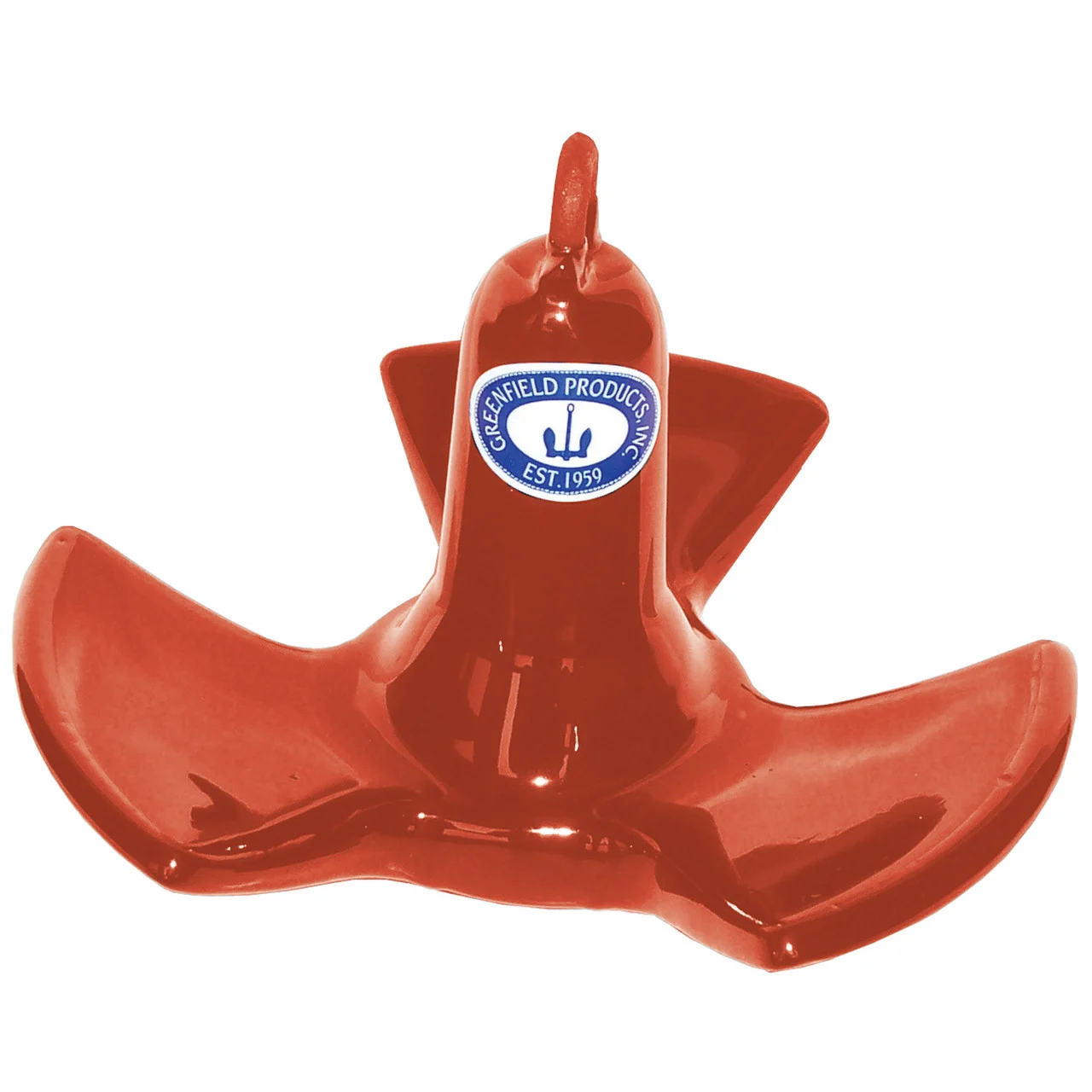 Greenfield 516-RD Vinyl Coated River Anchor - Red, 16 lb. - 516-RD