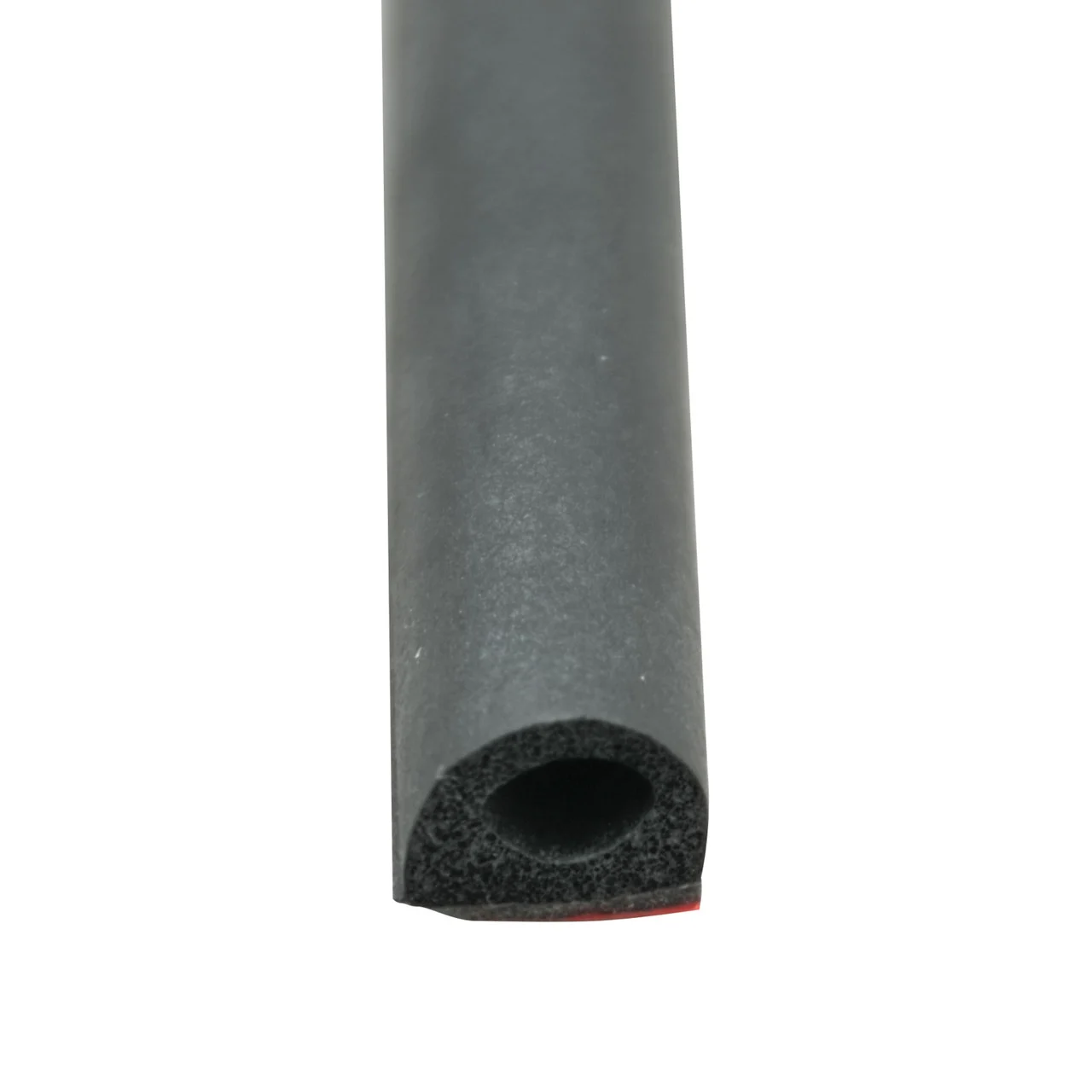 AP Products 018-318 "D" Seal with PSA Tape - 3/4" x 1/2" x 50', Black - 018-318