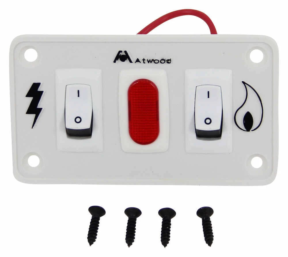 Atwood 91230 Kit, Switch Panel Dual - White - 91230