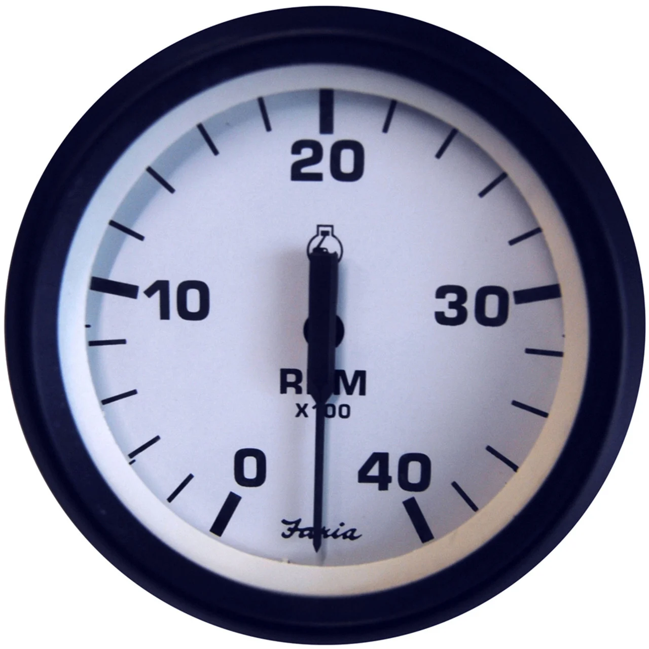 Faria 32942 Euro Tachometer 4 Gauge Diesel - White, 4" - 32942