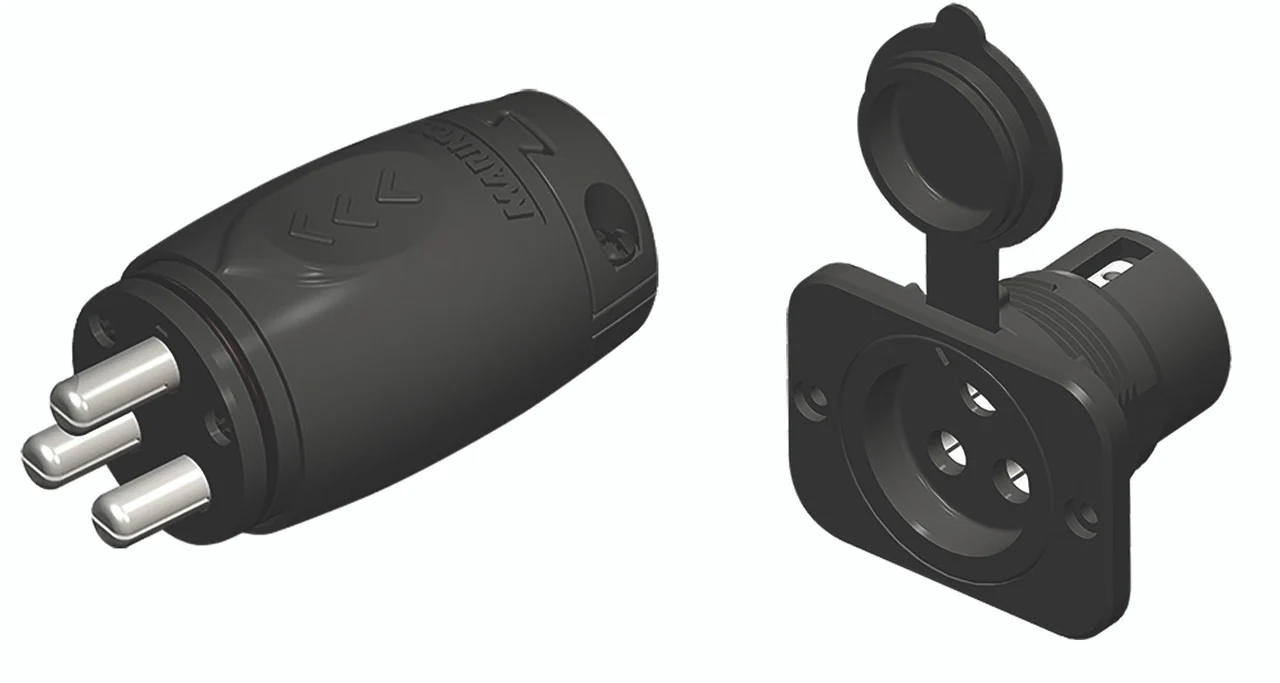 Marinco 12VCPS3 Trolling Motor Plug/Receptacle - 12VCPS3