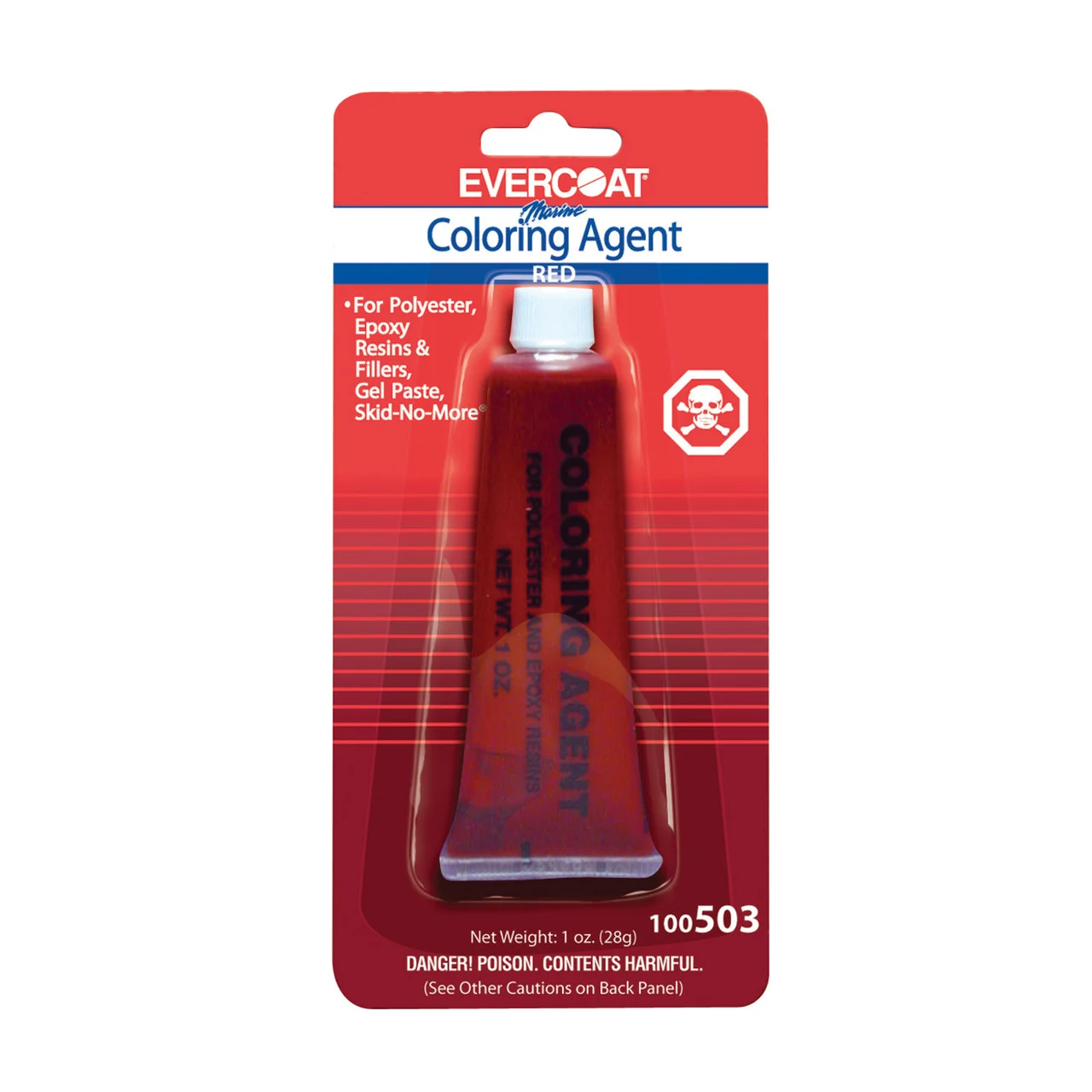 Evercoat 100503 Coloring Agent - 1 oz, Tropical Red - 100503