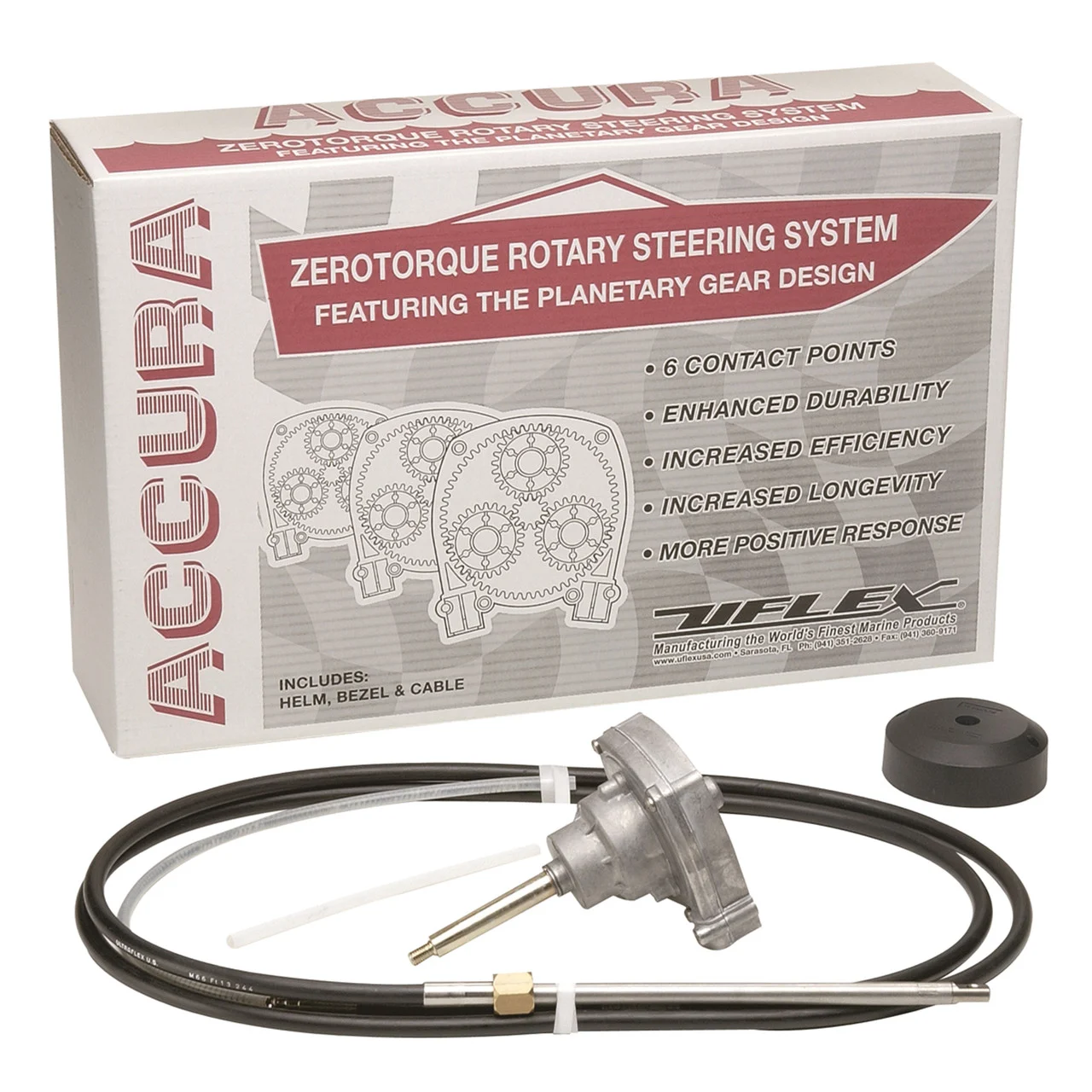Uflex ACCURA12 Accura Rotary Steering System - 12' Kit - ACCURA12