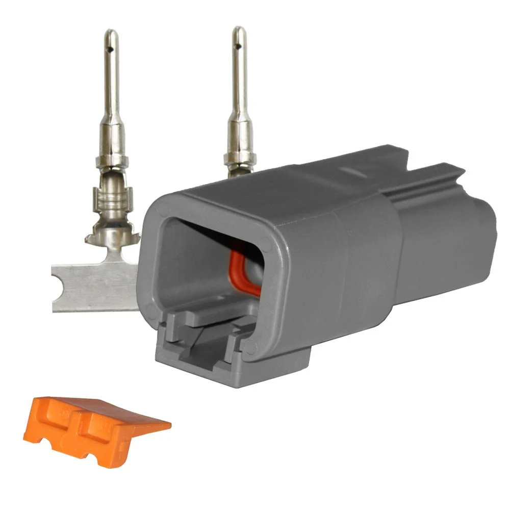 Pacer DTP Deutsch Receptacle Repair Kit - 14-12 AWG (2 Position) – Marine Electrical Replacement Part